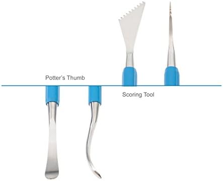 Xiem Tools Scoring and Joint Smoothing Tool (Double-Ended) for Pottery and Ceramics - Image 3