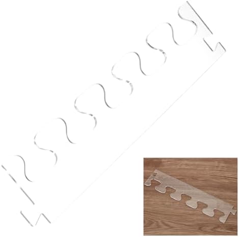INFUNLY Dovetail Stitch Router Template 3.54"×15.75" Acrylic Router Template Pitch Dovetail Template Router Tray Template Clear Cutting Board Stencils for Woodworking Tools - Image 6