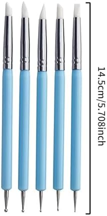 18Pcs Clay Sculpting Tool Set, Polymer Clay Kit with Ball Stylus Pens, Silicone Sculpting Brushes & Detail Carving Tools, Professional Pottery Modeling Tools for Clay, Ceramic & DIY Crafts - Image 7