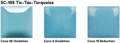 Mayco Stroke & Coat Wonderglaze, 16 oz. (473 mL), SC-105 Tic-Tac-Turquoise - Image 5