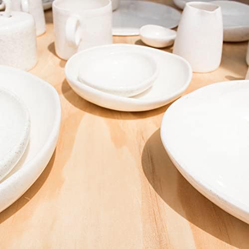 Deouss Mid High Fire White Stoneware Clay for Pottery; Cone 5-7;Ideal for Wheel Throwing,Hand Building,Sculpting;Great for All Skill Levels;Whiteware Pottery Clay Fires White;50 lbs - Image 6