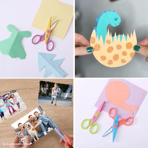 Mr. Pen- Craft Scissors Decorative Edge, 6 Pack, Pastel Colors - Image 7