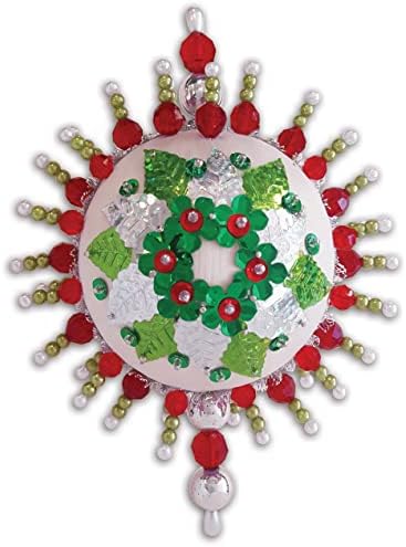 Holiday Wreath Beadcraft Ornament Kit - Image 2