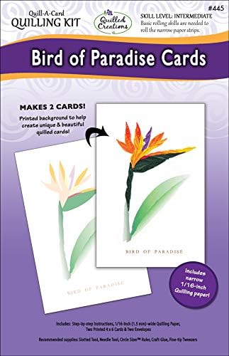 Quilled Creations Bird of Paradise Quilling Kit by Quilled+Creations