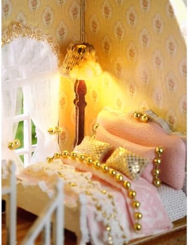 MAGQOO DIY Miniature Dollhouse Kit with Furniture 1:100 Scale Creative Room Mini Wooden Doll House Accessories DIY Miniature House Kit(Gift Shop) - Image 7