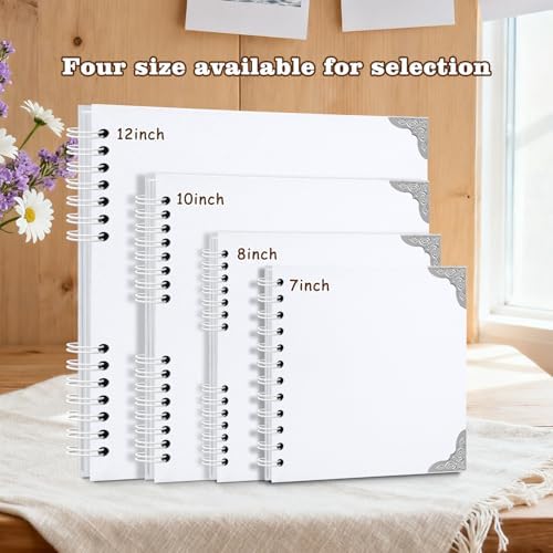 Scrapbook Album 7x7 Inch - Hardcover Kraft Paper Photo Album with 40 Pages, Memory Book for Wedding, Anniversary, Family, Christmas, Baby Shower, Ideal for Preserving Precious Moments - Image 6
