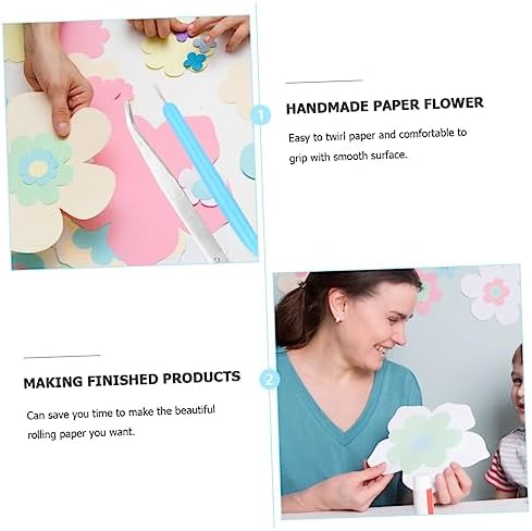STOBOK 18pcs Sturdy Paper Quilling Kit Rolling Pens Piercer Tweezer Easy to Use for DIY Projects - Image 7