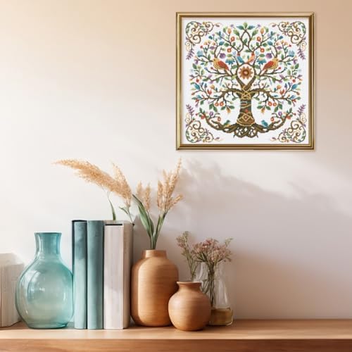 FREEBLOSS 11CT Cross Stitch Kits with Tree of Life Pattern 17.7x17.7in - Image 7