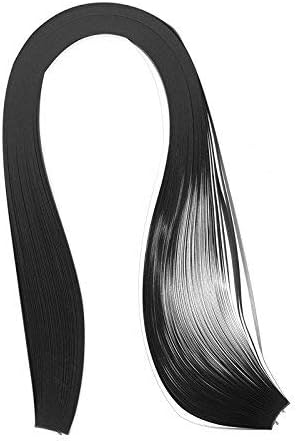Quilling Strips 5mm Black Paper Quilling Set Strips Solid Color Origami Paper DIY Hand Crafts Quilling Paper Strips by ODETOJOY by ODETOJOY