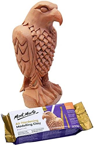 Mont Marte Premium Air Hardening Clay, Terracotta, 500g (1.1lb), No Baking Required - Image 7