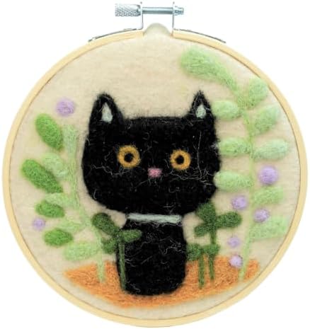 Woolbuddy Wool Painting Felting Hoop Kit (Mystic Garden) for Beginner Adult - Image 7