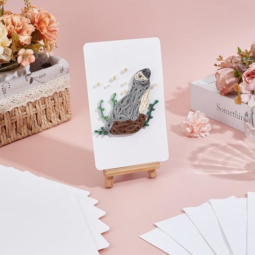 WEBEEDY 20 Sets DIY Sea Animals Theme Greeting Card Making Kit with Instruction for Adult Beginner 5 Styles Dolphins,Fish,Sea Turtles Paper Quilling Kit Summer Theme Party Decoration Gifts - Image 5