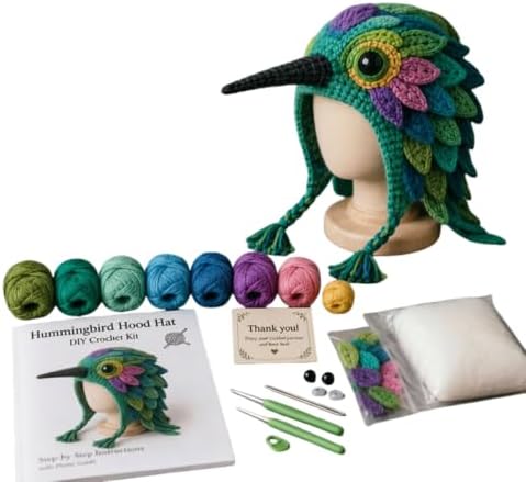 smtsmt Fantasy Hood Hat DIY Crochet Kit Series (Bird) - Image 7
