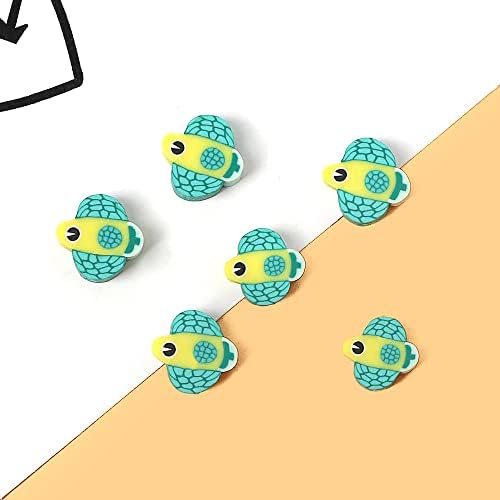 100pcs Mixed Tropical Fish Polymer Clay Spacer Beads for Women Jewelry Making DIY Bracelet Necklace Hair Clip Accessories (Tropical Fish) - Image 6