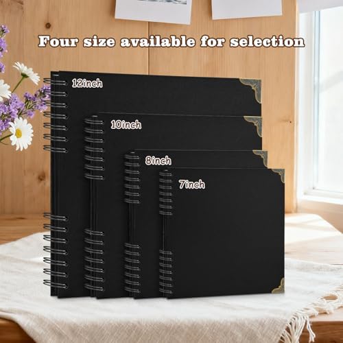 Scrapbook Album 10x10 Inch - Hardcover Kraft Paper Photo Album with 40 Pages, Memory Book for Wedding, Anniversary, Family, Christmas, Baby Shower, Ideal for Preserving Precious Moments - Image 6