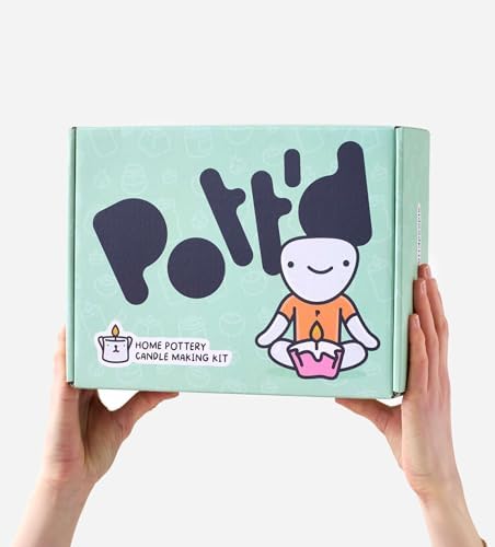 Pott’d Home Pottery Candle Making Kit, DIY Candle Making Kit for Adults. Make Your Own Candles with Air-Dry Clay, Wax, Wicks, Tools, Fragrance Oil & Easy-to-Follow Guide - Image 6