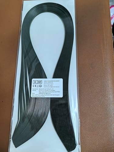 Pestal Green Tone Quilling Paper Strips 5mm Paper Quilling Stripsaer Set for Crafts Single Color Origami Paper Strips 0.2inch Paper Filigree Strips (Dark Olive Green No.42) - Image 5