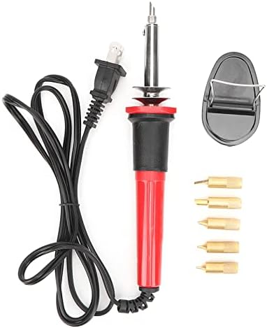 BORDSTRACT Wood Burning Kit, 7Pcs Wood Pyrography Tool Electric Wood Burning Pen Kit for Embossing Carving DIY Adults Crafts Beginners - Image 7
