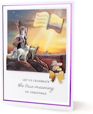 Katy Sue O Holy Night Peelables Stickers for Christmas Card Making. 48 Peelable, Peel Offs, Joyful Christian Verses & Sentiments for Card Making Supplies. Stickers are 4 x 3.7 inches - Image 6