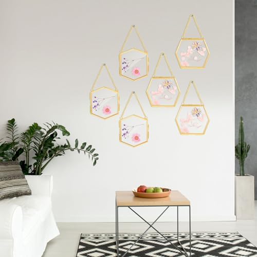 12 Pcs Pressed Flower Frames Craft Kit for Adults Double Glass Frame Decor - Image 6