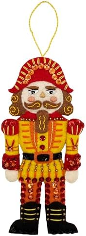 Felt Christmas Ornament Kit, Nutcracker Series from MerryStockings. DIY Crafts, Sequins, Beads, Embellishments, Floss and Full Color Step by Step Instructions. June Edition. by MerryStockings