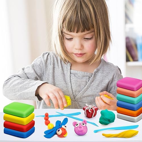 Air Dry Clay, 96 Colors Modeling Magic Clay for Kids - Image 6