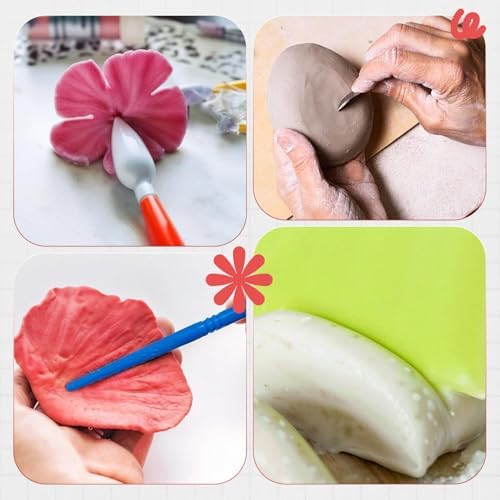 19 Pcs Clay Sculpting Tools, Polymer Clay Tools & Air Dry Clay Accessories - Image 7