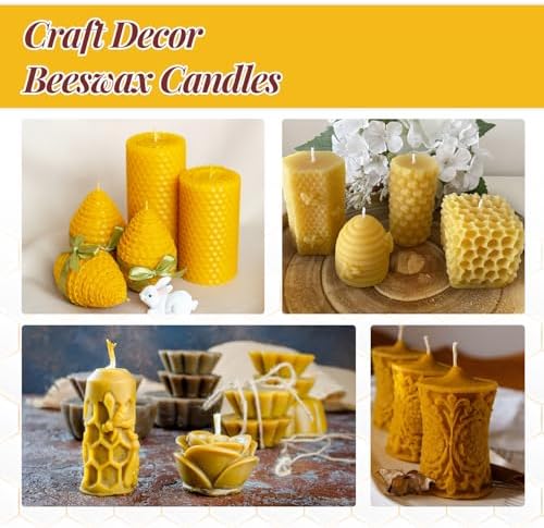 Beeswax Candle Making Kit for Adult with Digital Wax Melting Pot - Image 7