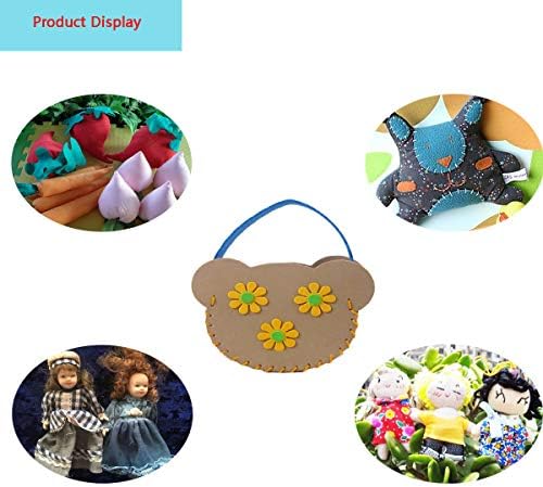 50 Pcs 4" x 4" Craft Fabric, Craft Bundle Patchwork, Pre-Cut Quilt Squares, Quilting Fabric Bundles with Sewing Kit for DIY Artcraft Pattern - Image 7