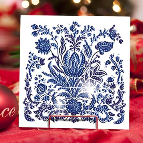 jinglinhh 6pcs Diamond Art Painting Porcelain Greeting Cards with Envelopes, DIY Card Making Kits for Adults, Diamond Art Postcards Christmas Cards Craft Gifts - Image 7