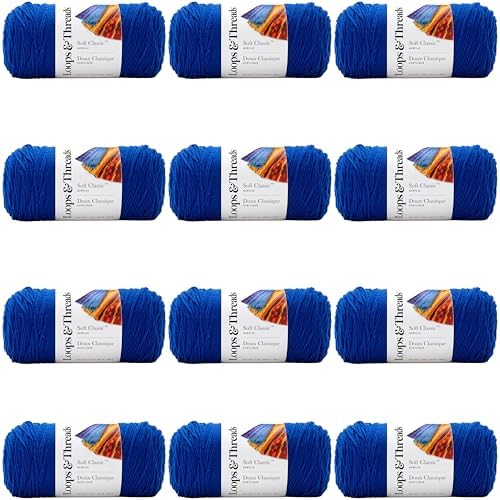 MICHAELS Bulk 12 Pack: Soft Classic™ Solid Yarn by Loops & Threads® - Image 7