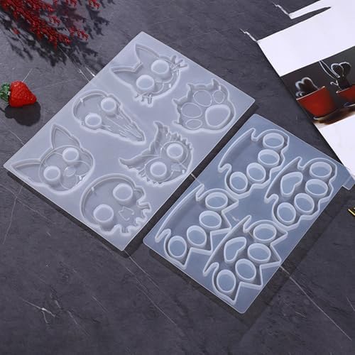 Power Fist Silicone Mold Set for Resin, Candle, Soap & Clay – Flexible Reusable Epoxy Molds with Glossy Finish – DIY Jewelry, Keychains, Home Decor (4-Piece Set) - Image 5