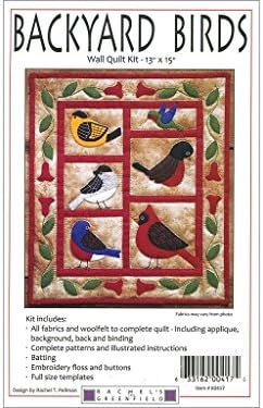 Rachel's of Greenfield Quilt Backyard Birds Kit by RachelsofGreenfield