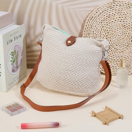 ACRNIGHEET Crochet Bag Kit for Beginners DIY Crochet Purse for Women - Image 5