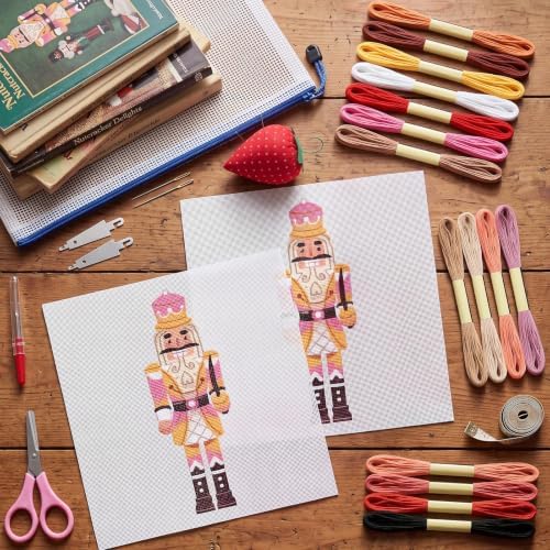 XunYee Needlepoint Canvas Kit, Nutcracker Soldier - Image 6