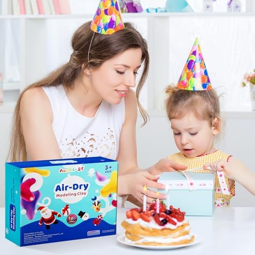 Aestd-ST Air Dry Clay 156 Colors, Modeling Clay for Kids, DIY Magic Clay - Image 6