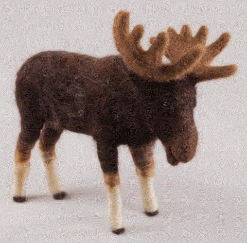 Wizardi Beginner Needle Felting Kit for Adults - Sigmund. Animal Felting Kit 6.5x6.69 Inches. Felting Tools. Wool Felting Supplies. Felt Crafts. Wool Felt. V-137C Charivna Mit by Wizardi