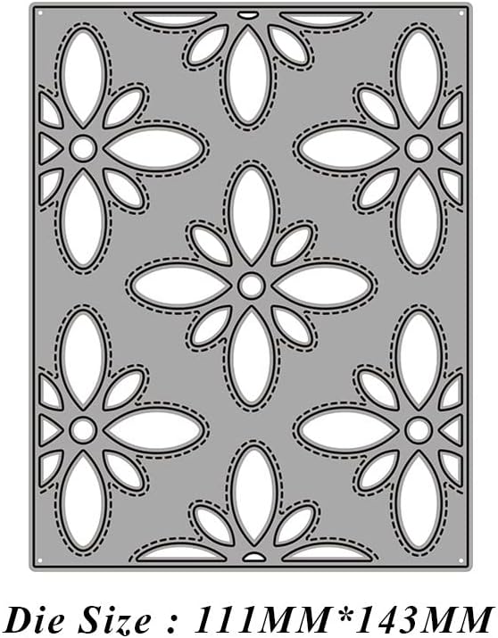 Petal Hollow Out Frame Metal Die Cuts, Petal Hollow Out Frame Background Cutting Dies Cut Stencils for DIY Scrapbooking Cards Decorative Embossing Paper Dies for Scrapbooking Card Making - Image 6