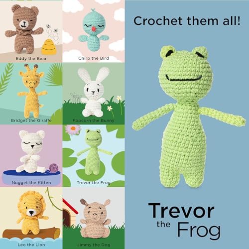 Red Heart Amigurumi Trevor The Frog Kit - Image 6