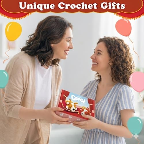 Fortuning's JDS Crochet Kit for Beginners, 2 PCS Corgi Crochet Kits - Image 7