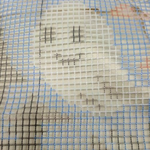 Howie's Latch Hook Kit, DIY Haunted House Pillow Crochet Yarn Kits for Adults, Color Preprinted Pattern Embroidery Sofa Cushion Cover (Haunted House, 16.93 x 16.93 inch) - Image 7