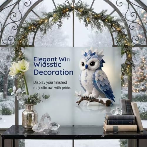 Arctic Winter Guardians DIY Patchwork Kit, Beginner Sewing Kit, 3D Stuffed Mythical Creature Needle, Portable Stuffed Animal Sewing Kit for Beginners, Pre-Cut Handmade Craft Kit (Ice Kirin) - Image 7