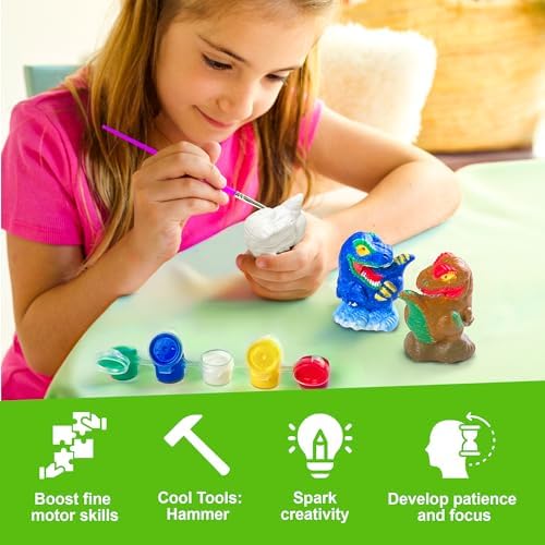 4M | STEAM Dinosaur World Exploration| Hands-On Science Kit with Dinosaur Figures & Fossil Experiments for Kids Ages 5+ - Educational Paleontology Toy Gift - Image 7