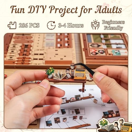 Fsolis Japanese Book Nook Kit - DIY Miniature House Kit - Image 7