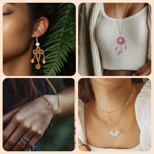 ORIGACH 12 Pcs Boho Knot Macrame Polymer Clay Cutters Set - Image 6