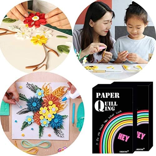 Paper Quilling Strips with 26 Colors 2080 Strips Quilling Tools and Supplies - Image 6