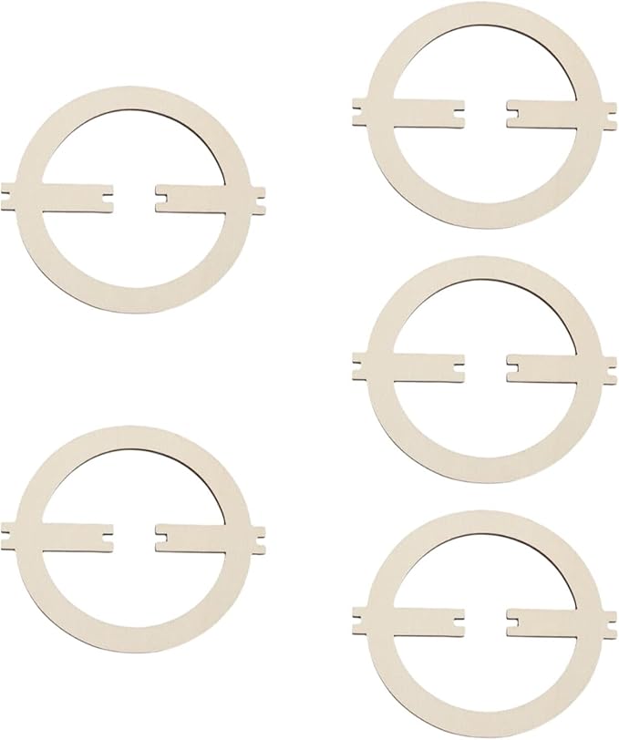 5X Wooden Wick Centering Tool Practical Round Easy Use Manual Tool Candle Wick Stabilizer for Candle DIY Making Home Use, D