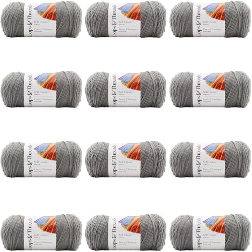 MICHAELS Bulk 12 Pack: Soft Classic™ Solid Yarn by Loops & Threads® - Image 7