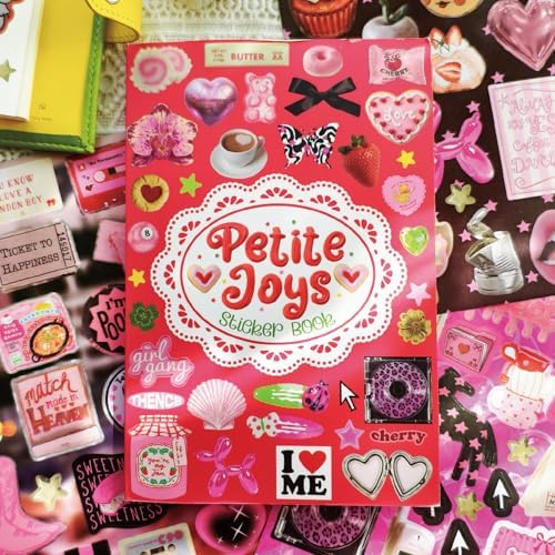 PRSTINCOL Sweetheart Vintage Style Sticker Book, 30 Pages of Aesthetic Stickers for Journaling Adults, Cute Retro Floral and Love Ephemera, 8.3 by 5.5 Inches, Over 550 Pieces - Image 6