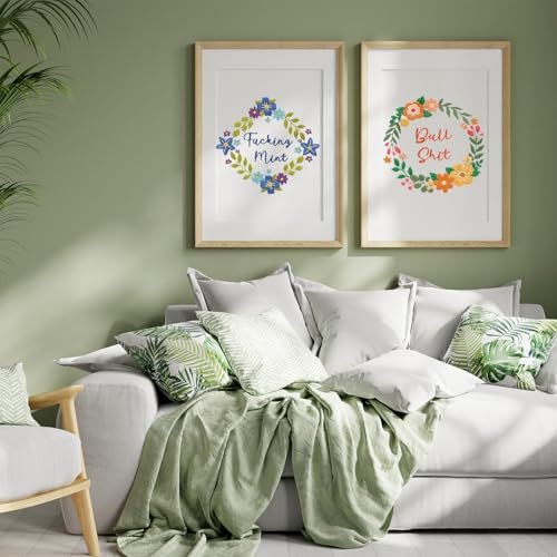 Louise Maelys Funny Flower Wreath Embroidery Kit for Beginners and Adults - Image 7